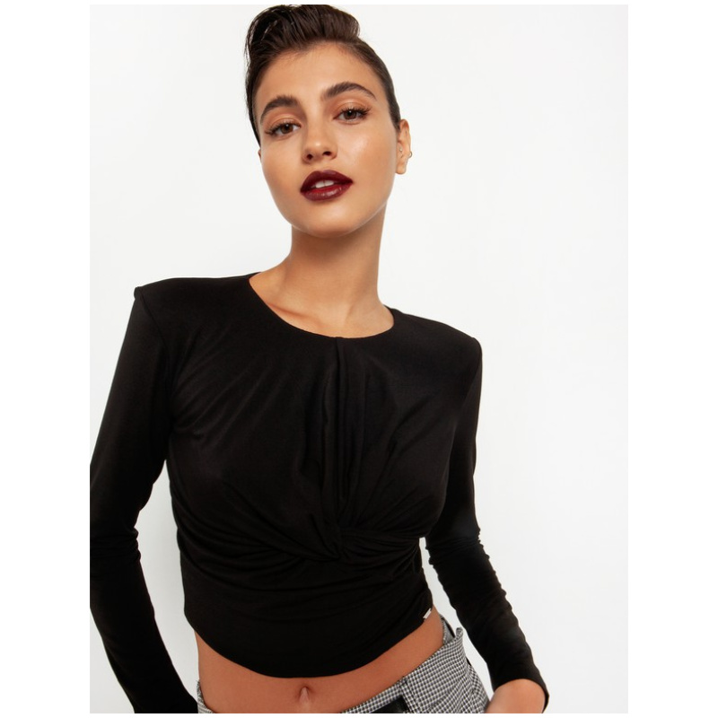 TOI&MOI Cropped top με κόμπο